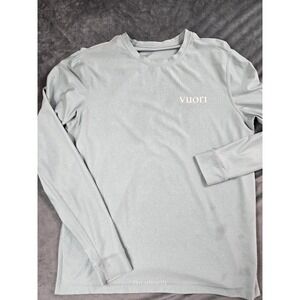 Vuori‎ Shirt Mens Medium Tropic Comfort Sunshirt Offshore UPF Fish Base Layer